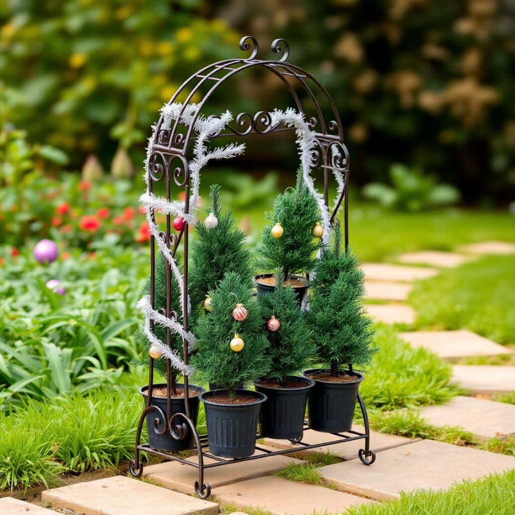 Mini-Christmas-Trees-Trellis