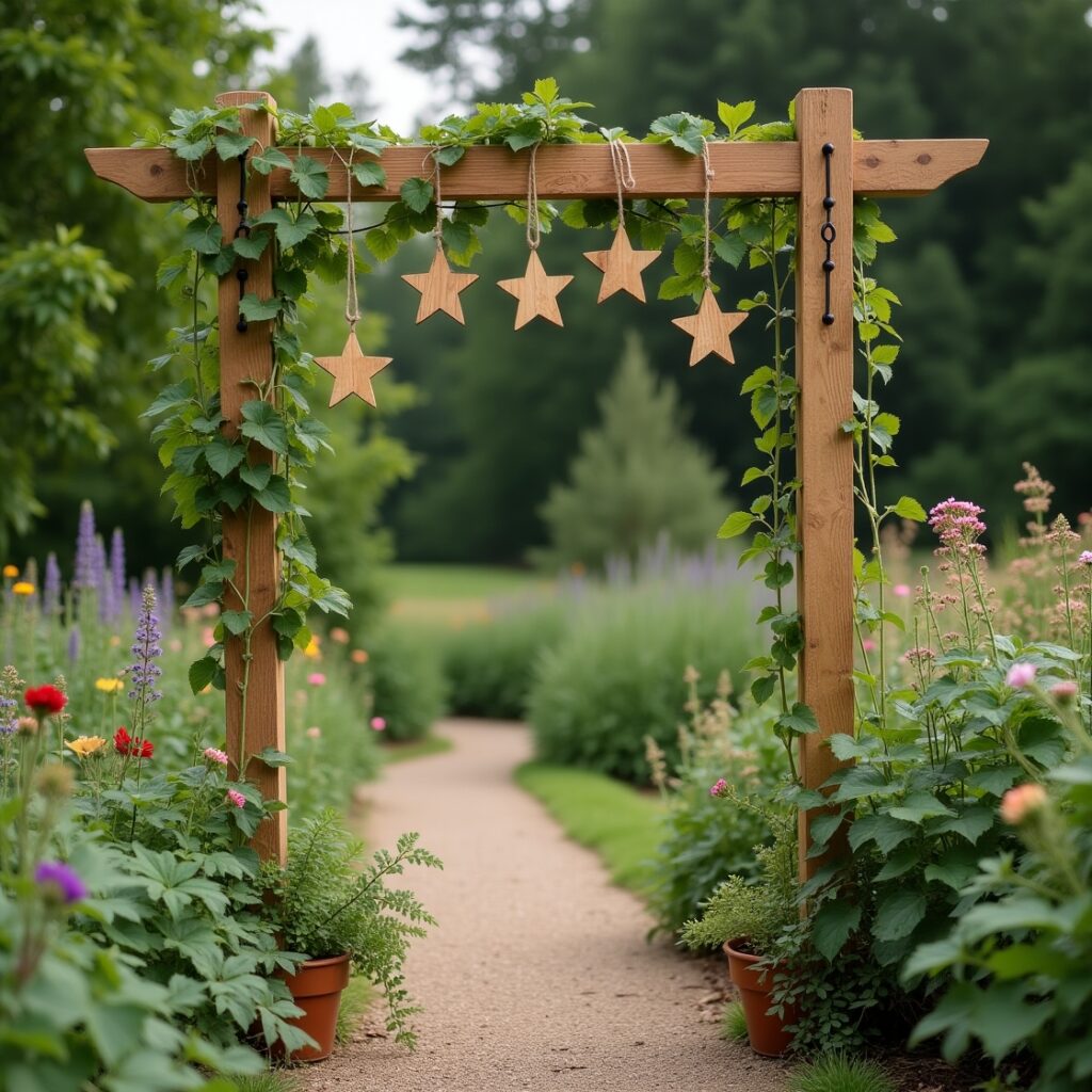 Wooden-Star-Ornaments-Trellis