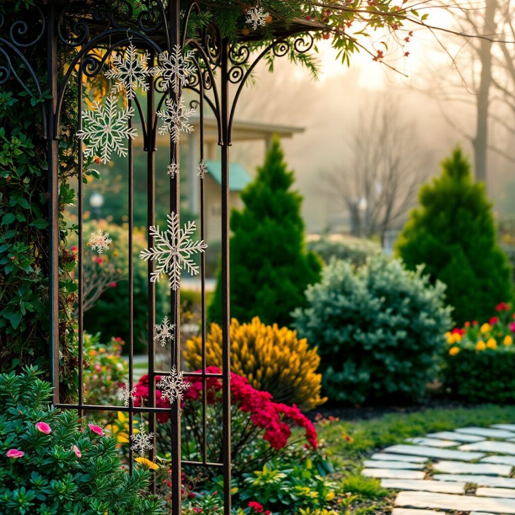 sparkly-Glittery-snowflakes-Trellis